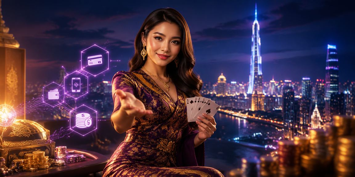 Meja rummy batik kasino langsung di Kuala Lumpur dengan dealer profesional